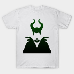 Maleficent Ombre / Green and Black T-Shirt